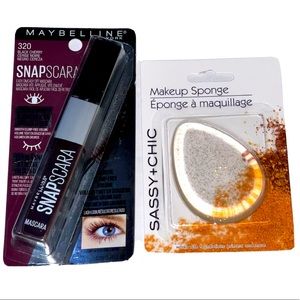 Maybelline Snapscara Mascara and Makeup Sponge